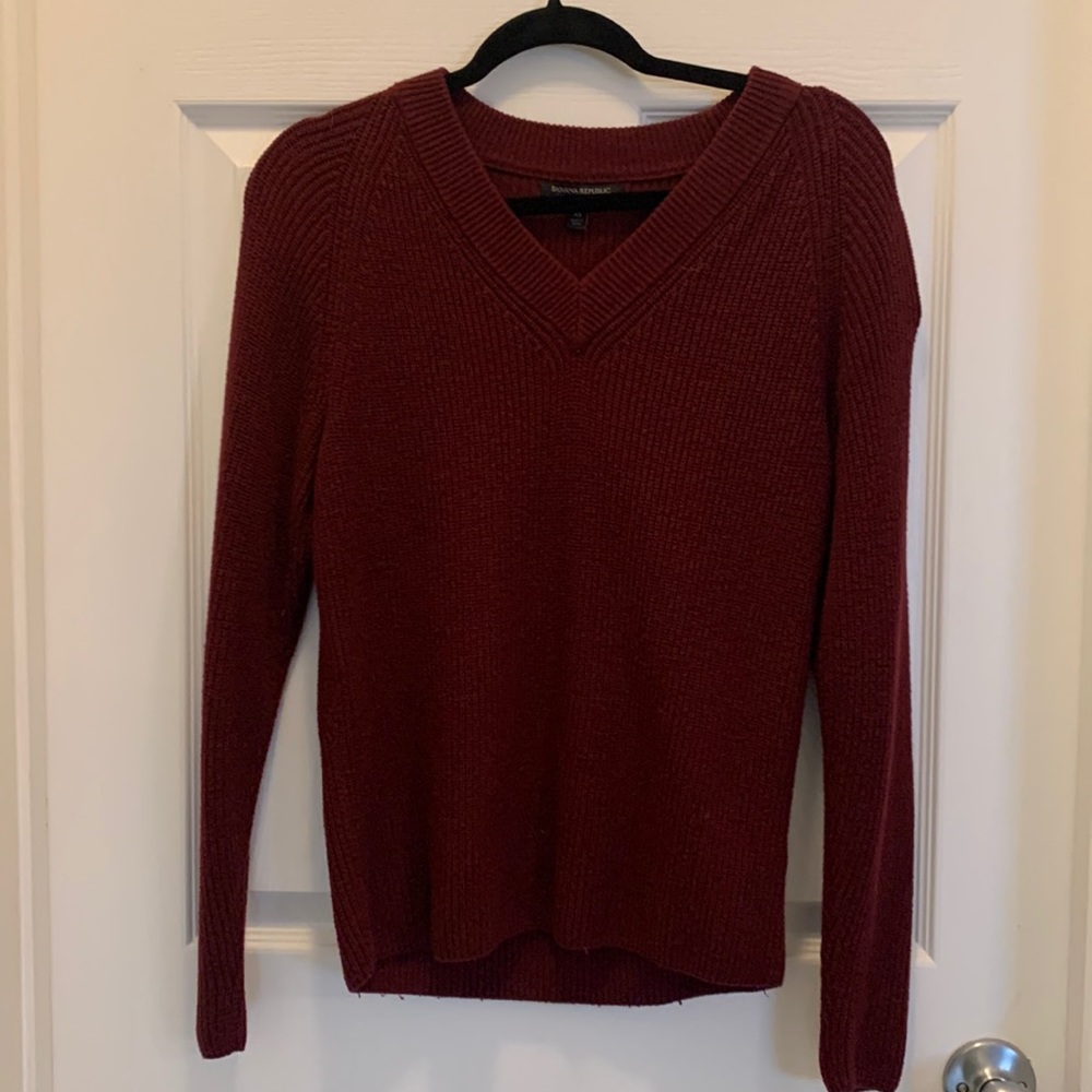 Dark Red Sweater